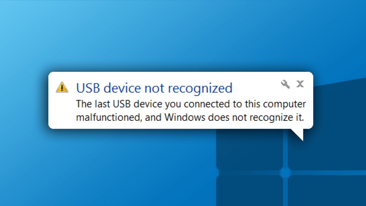 Usb Device Not Recognized On Windows 1087 How To Fix Wowtechub 4672